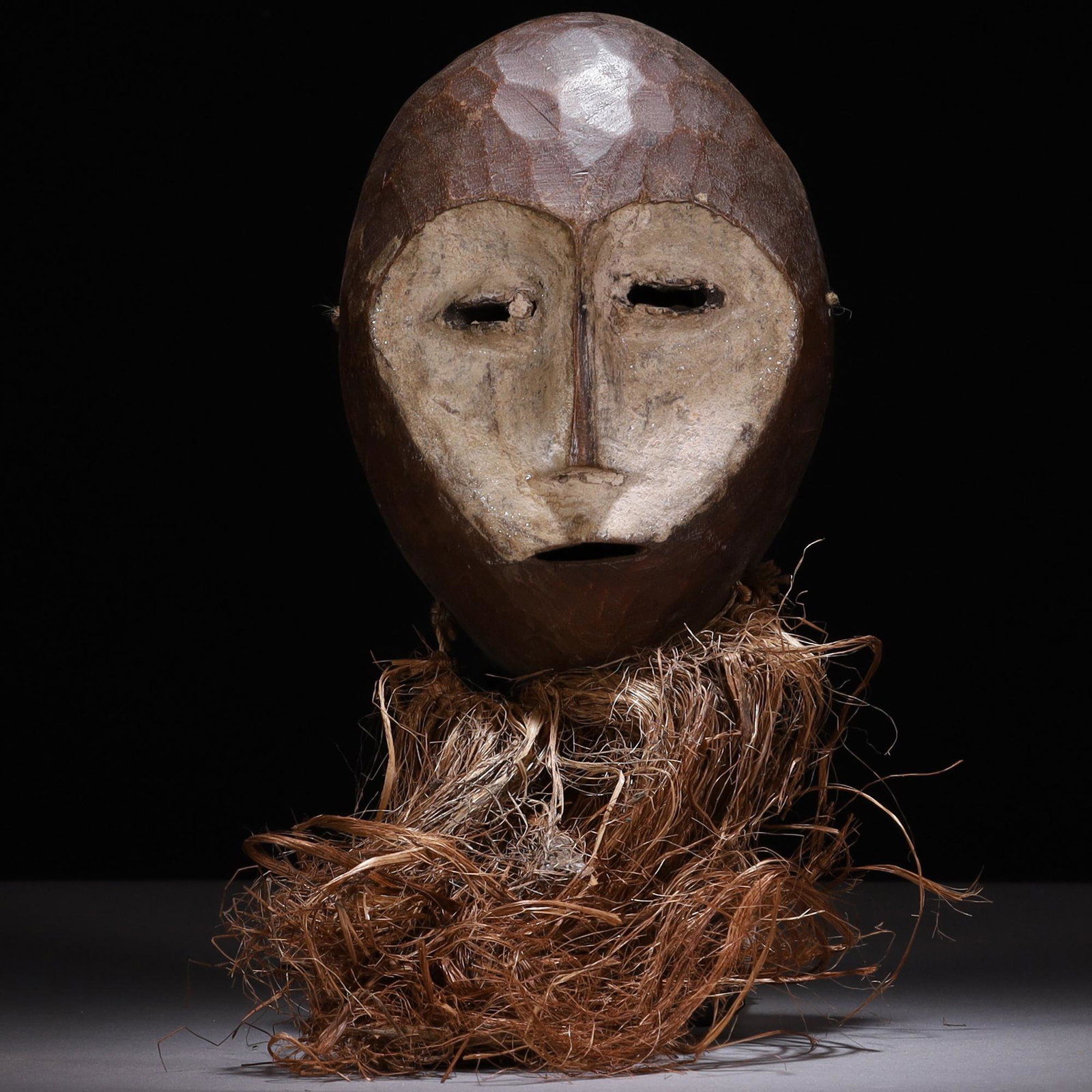 Antique African 19th Century Tribal Wood Mask: MEASURING APPROX 19 X 13.5CM. Please carefully study all photographs to get an accurate idea of the object. In good condition, as seen. Shipping is in-house and we ship internationally to US and rest 