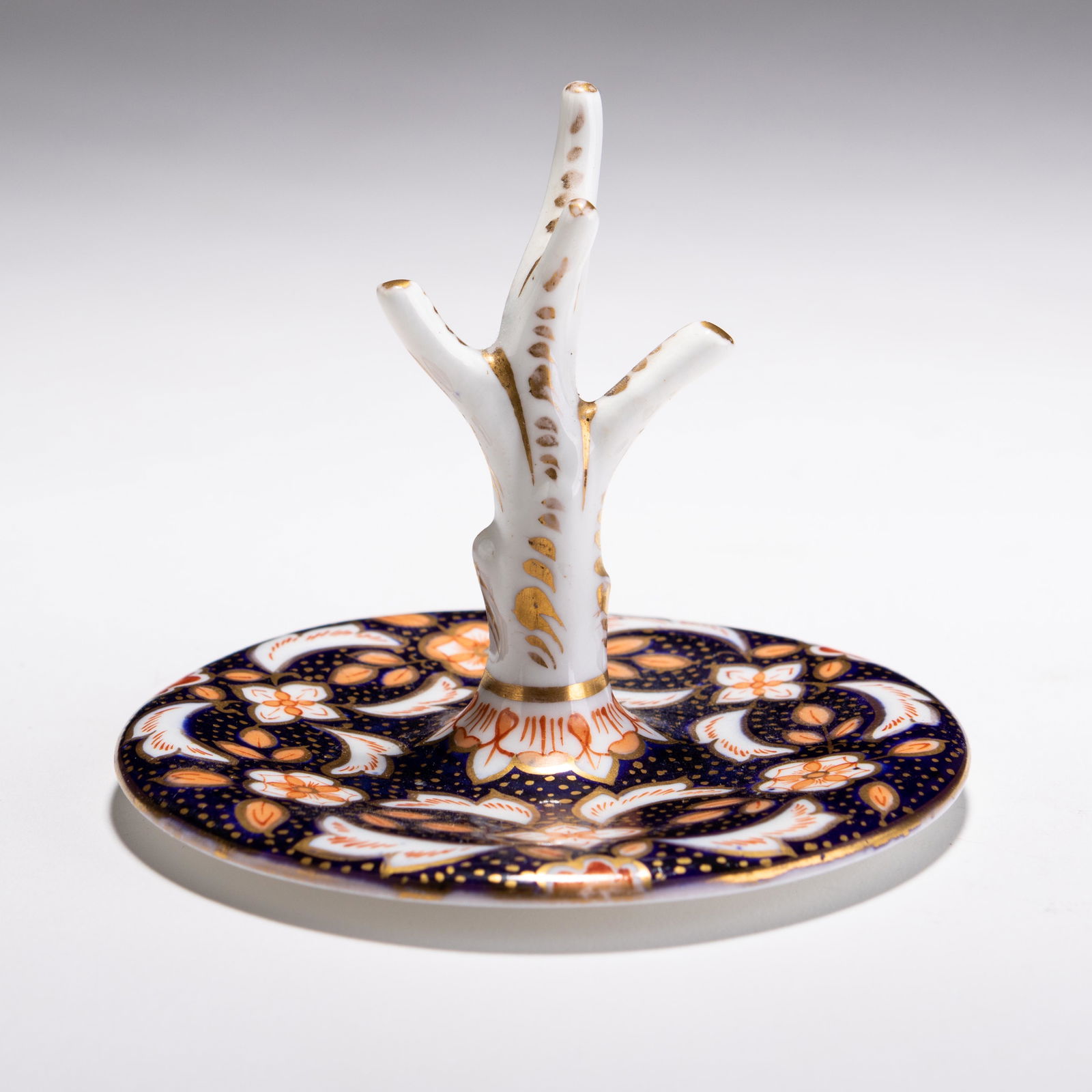 Crown Derby Imari Porcelain Ring Tree 19th Century (1 of 6)