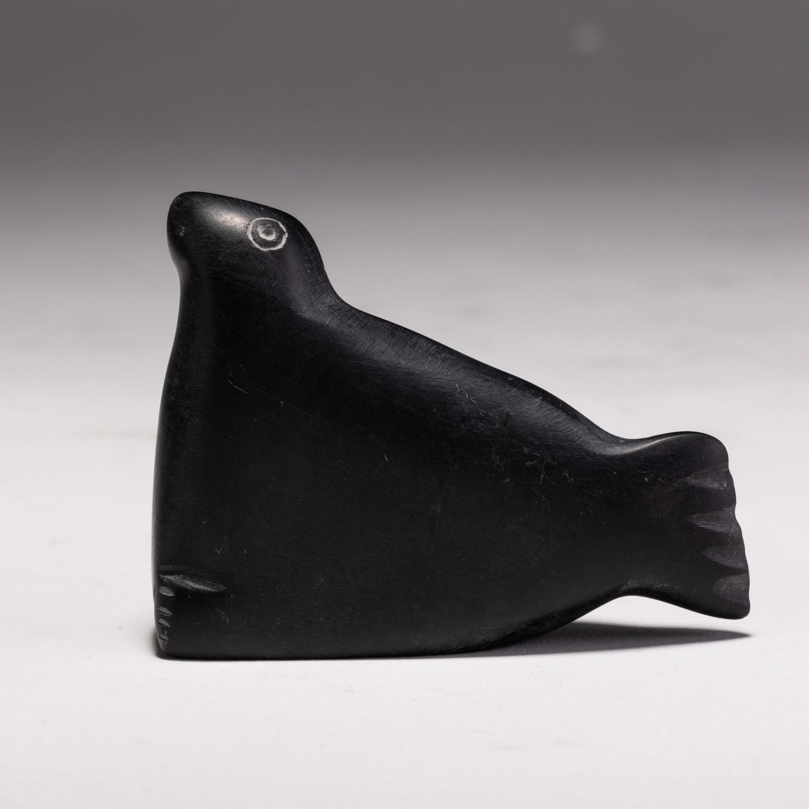Inuit Hardstone Seal Sculpture (1 of 5)