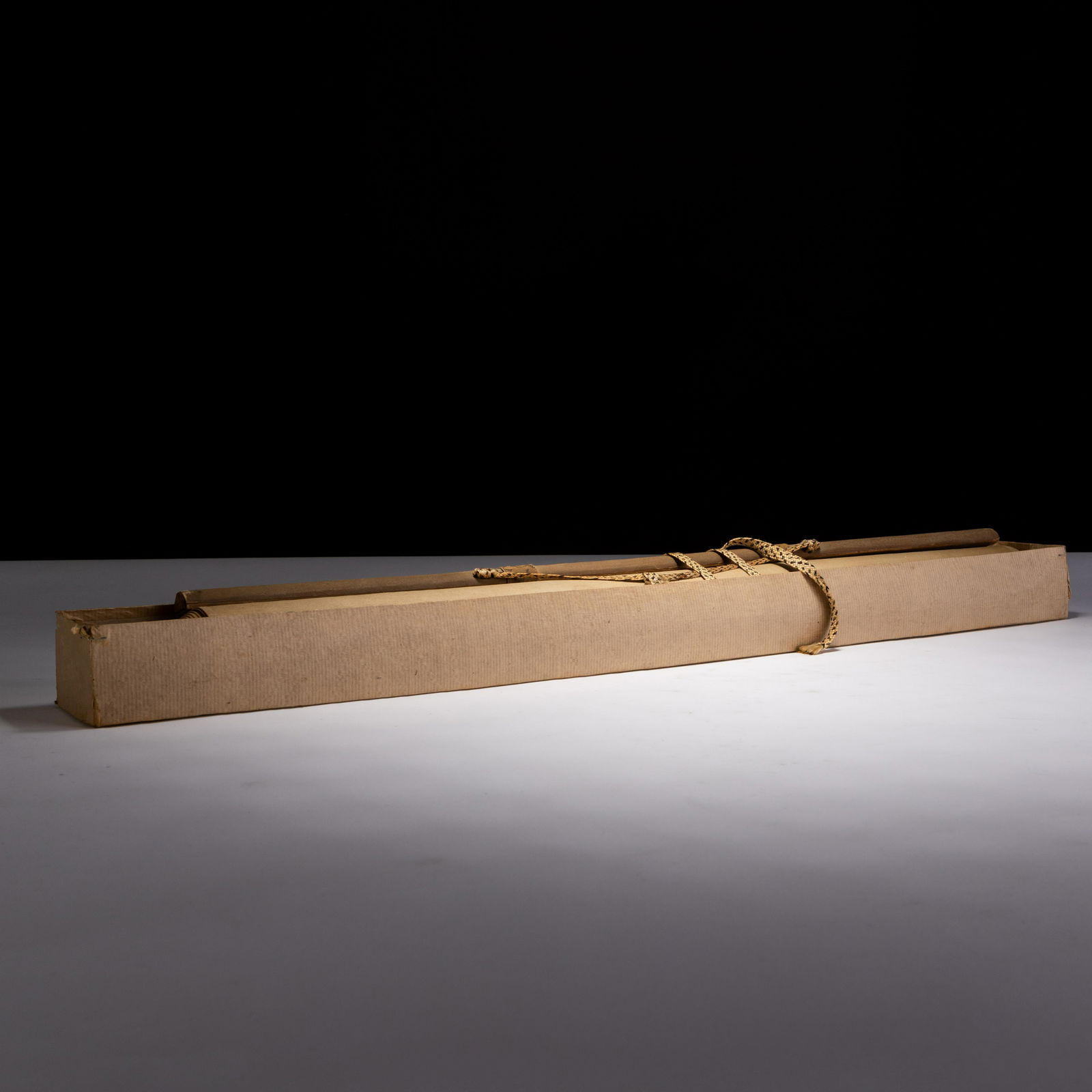 Chinese Signed Shiho Silk Mountain Scroll 19th Century (1 of 14)