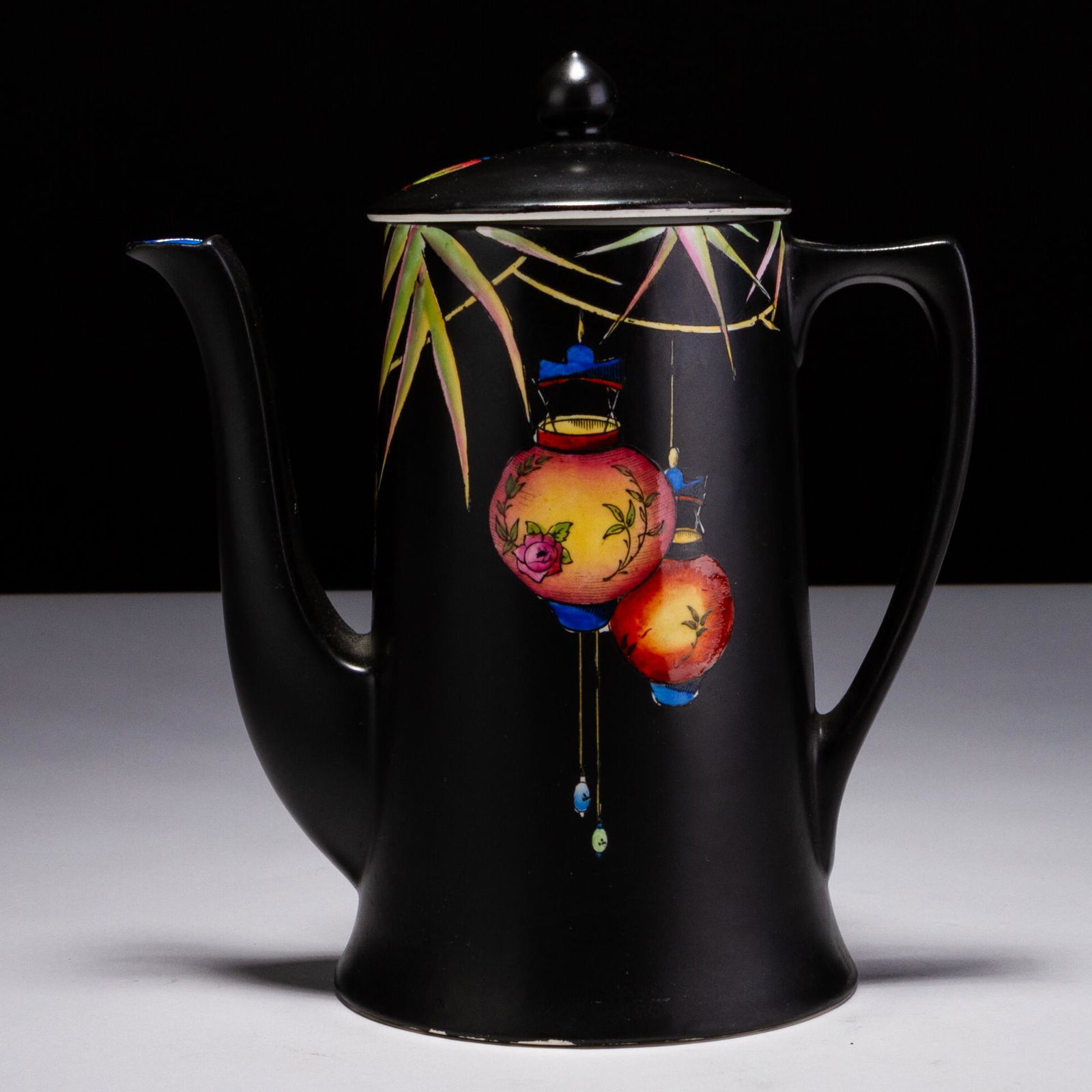 Crown Ducal Chinese Lanterns Porcelain Teapot (1 of 6)