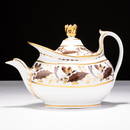 Barr Flight Barr Worcester Porcelain Georgian Teapot ca. 1810