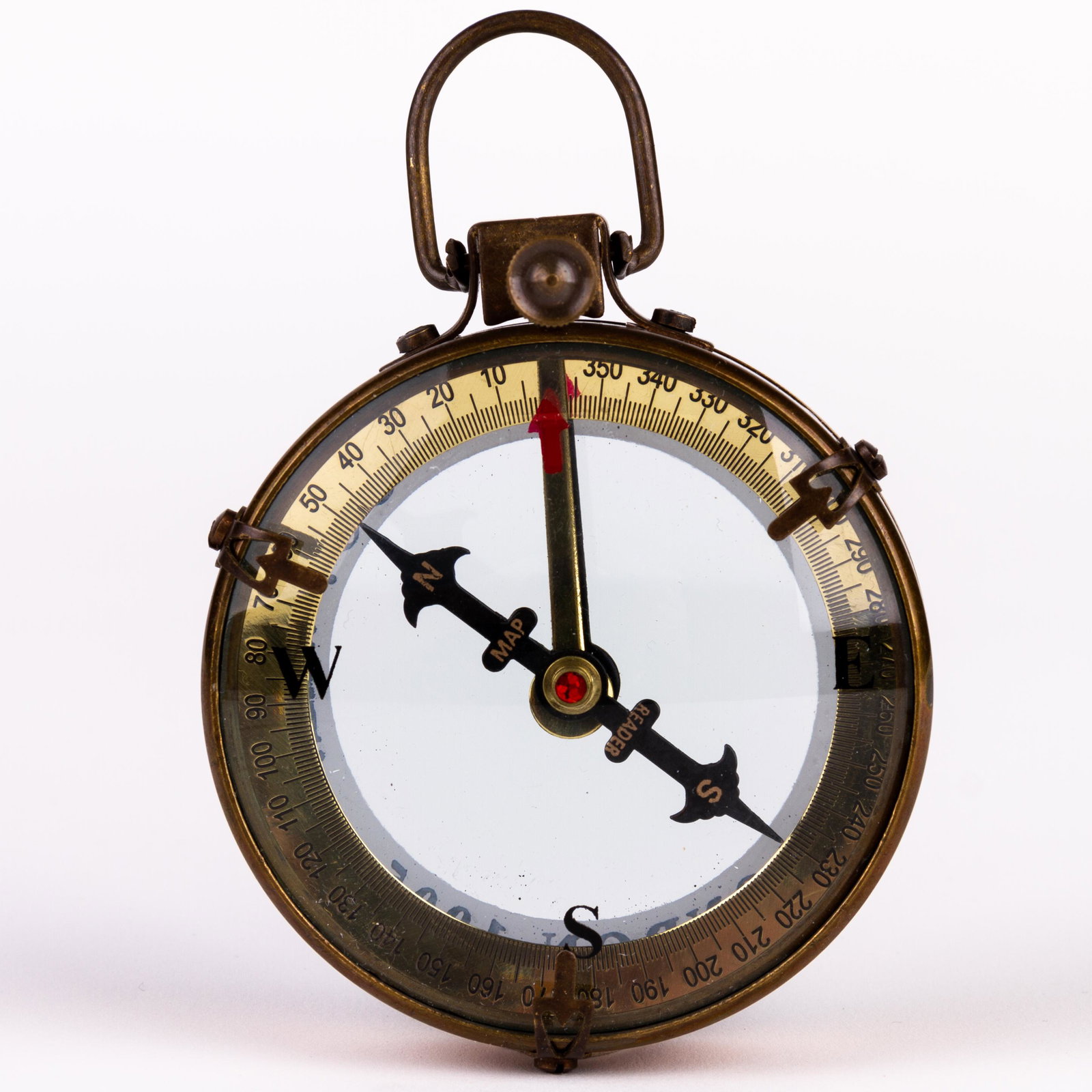 Bronze Navigational Nautical Compass Spencer & Co London: DIMENSIONS APPROX 9x8x3CM. Please carefully study all photographs to get an accurate idea of the object. In good condition, as seen. Shipping is in-house and we ship internationally to US and rest of 