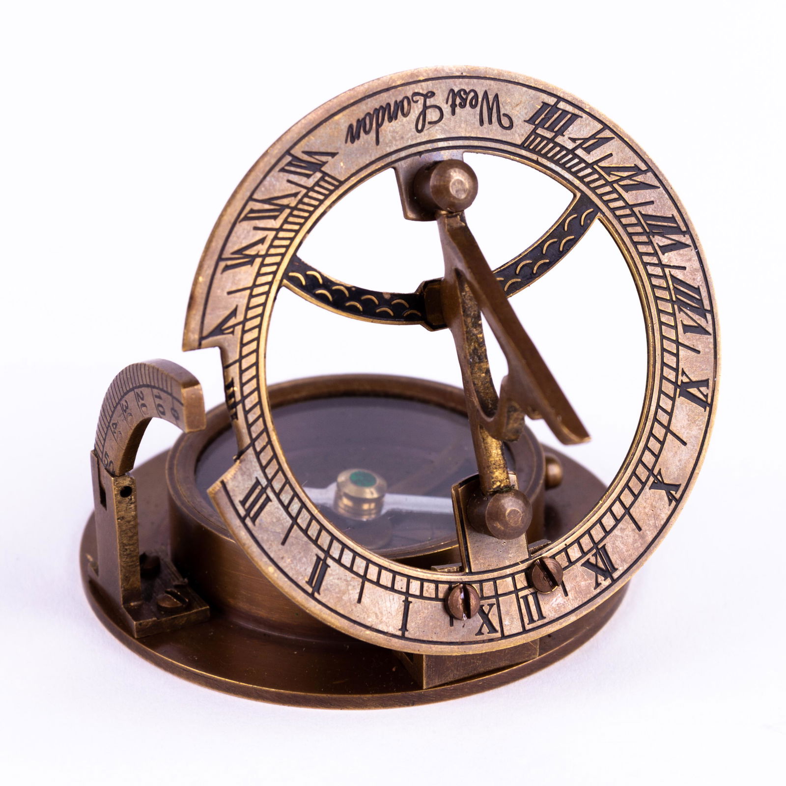 Navigational Nautical Bronze Cased Compass (1 of 5)