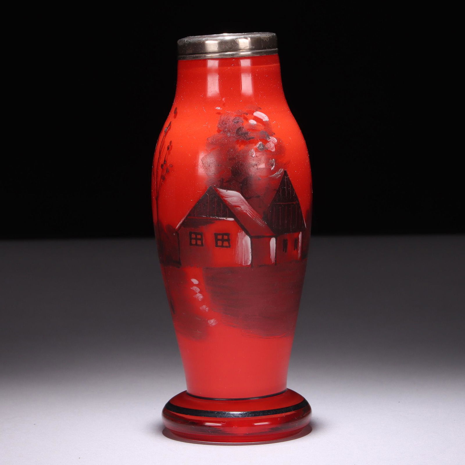 Bohemian Tango Art Deco Glass Tulip Vase (1 of 6)