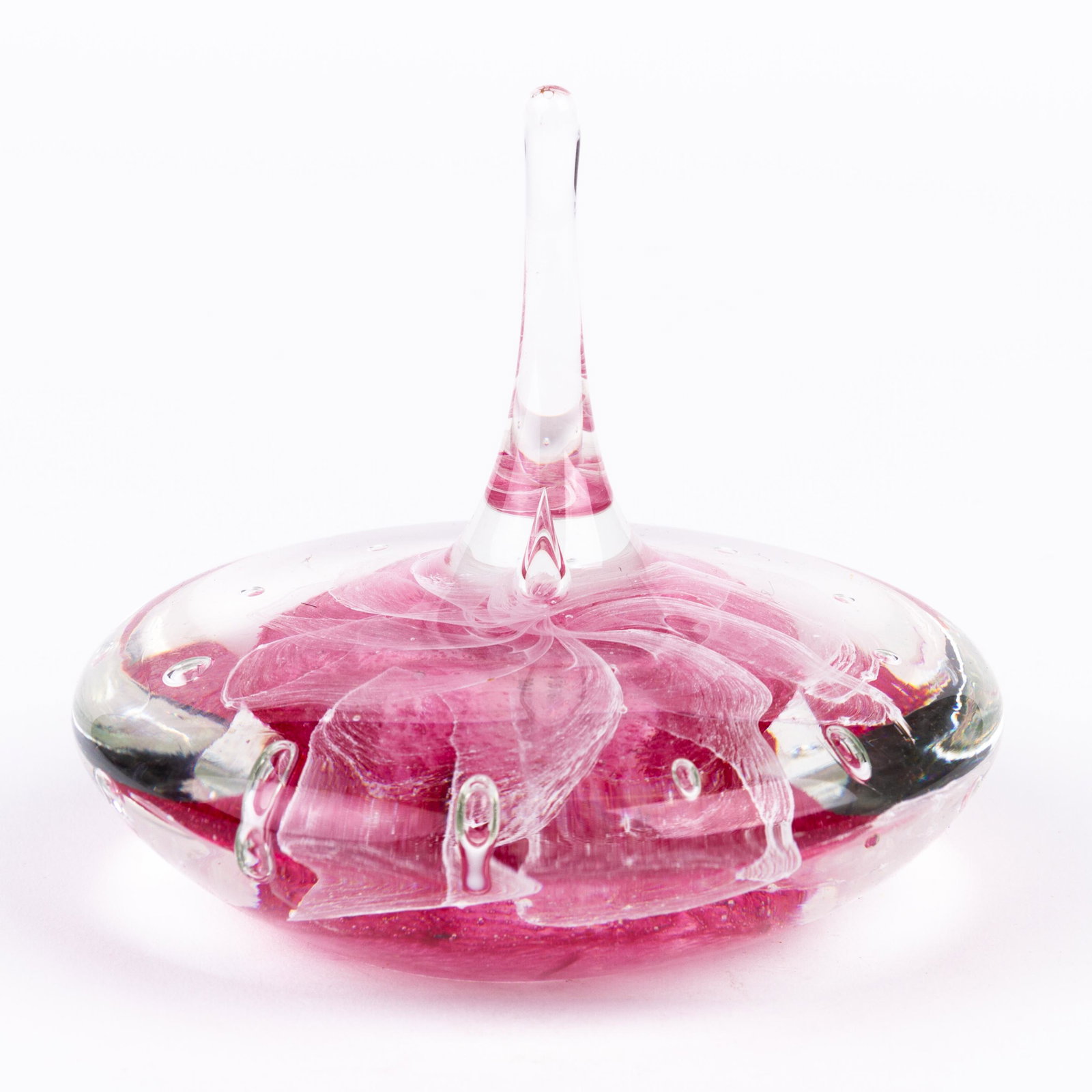 Caithness Scottish Glass Designer Paperweight Ring Holder (1 of 6)