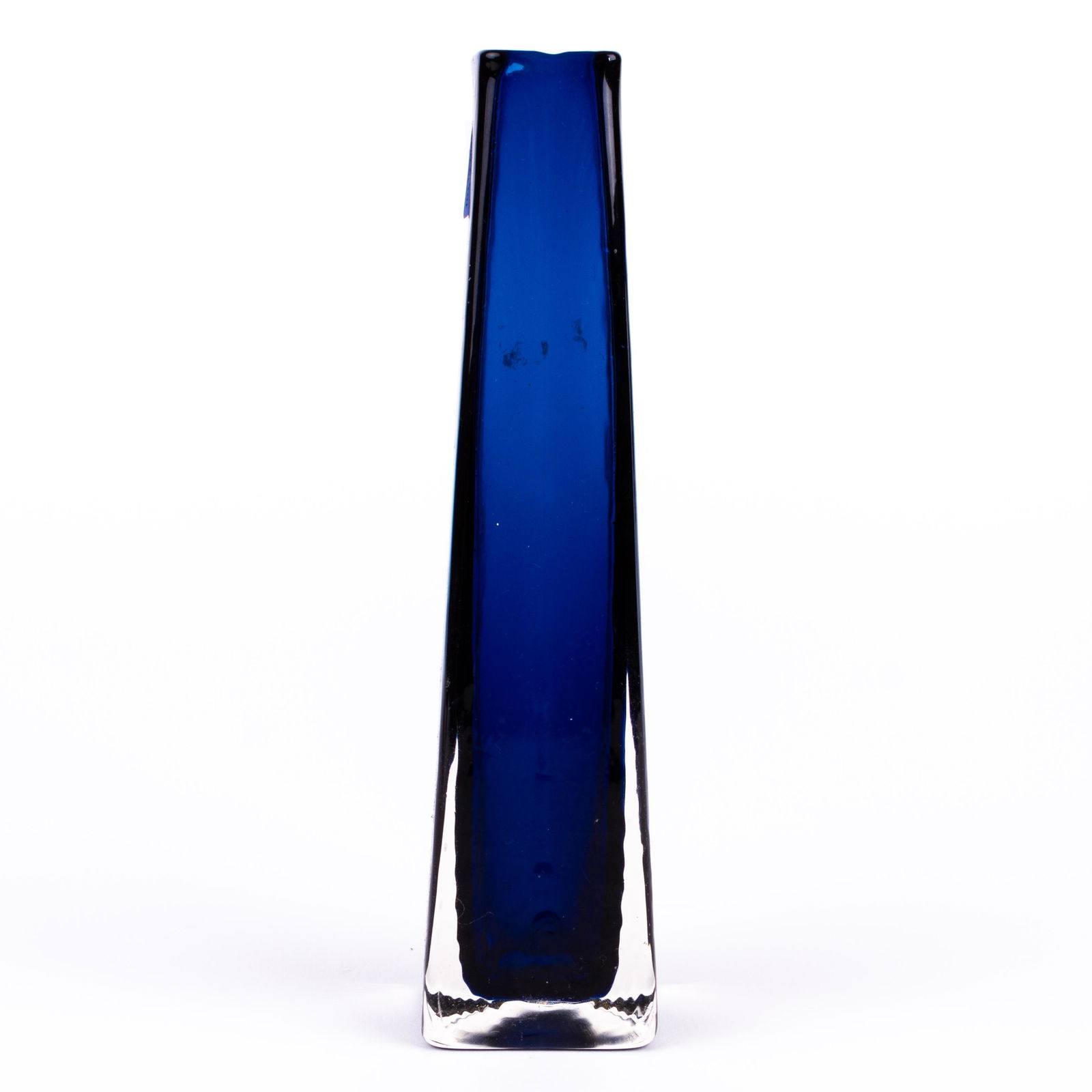 Murano Sommerso Designer Glass Blue Vase (1 of 5)