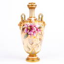 Royal Worcester Art Nouveau Porcelain Baluster Vase