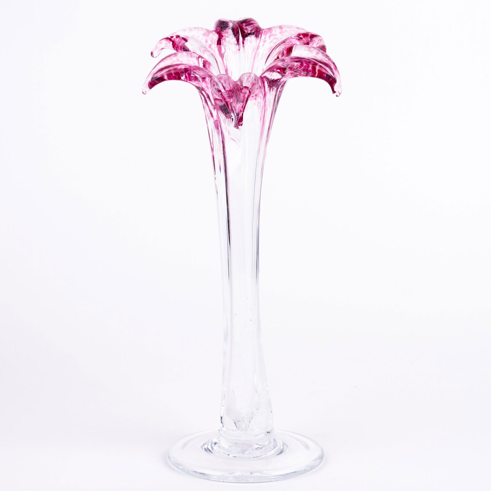 Murano Venetian Glass Large Italian Spill Vase (1 of 6)