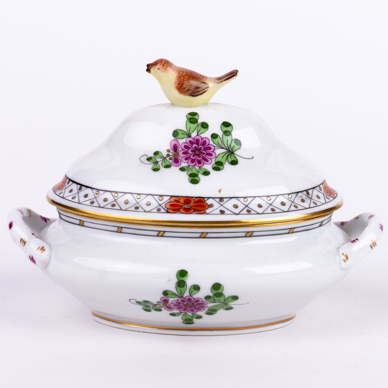 Herend Hungary Fine Porcelain Small Tureen (1 of 7)
