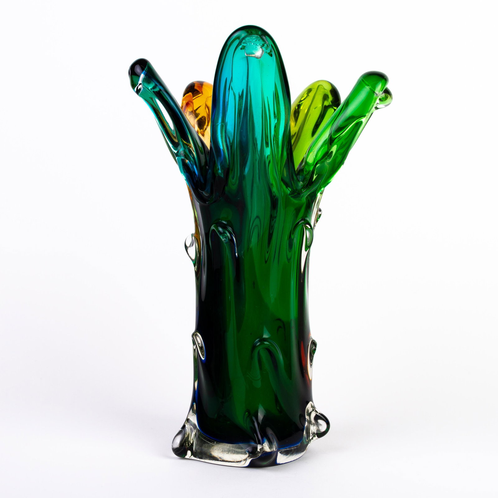 Skrdlovice Jan Beranek Czech Designer Glass Vase (1 of 6)