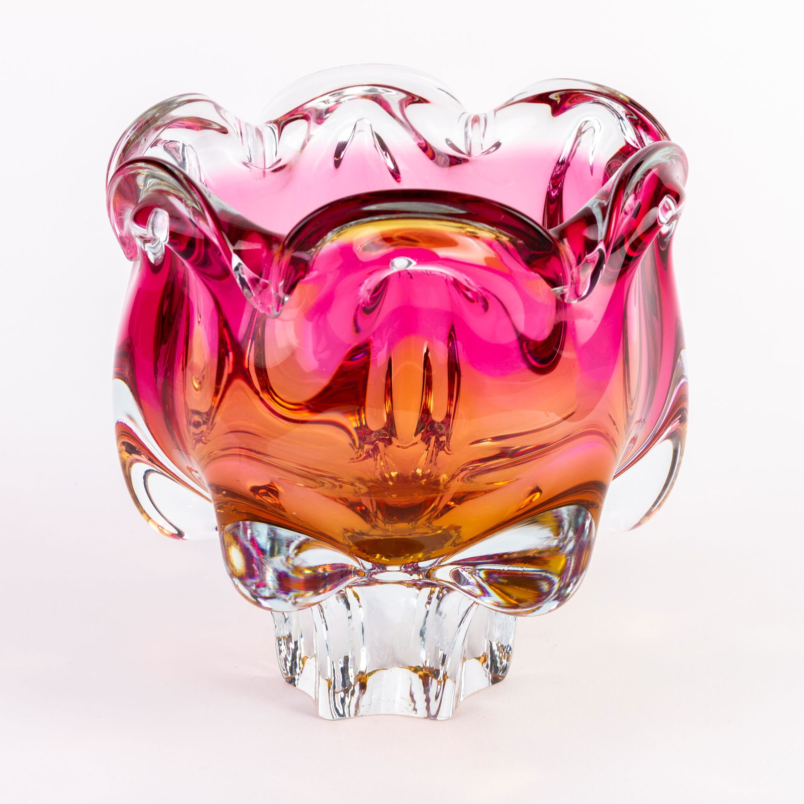 Murano Venetian Glass Centrepiece Bowl (1 of 5)