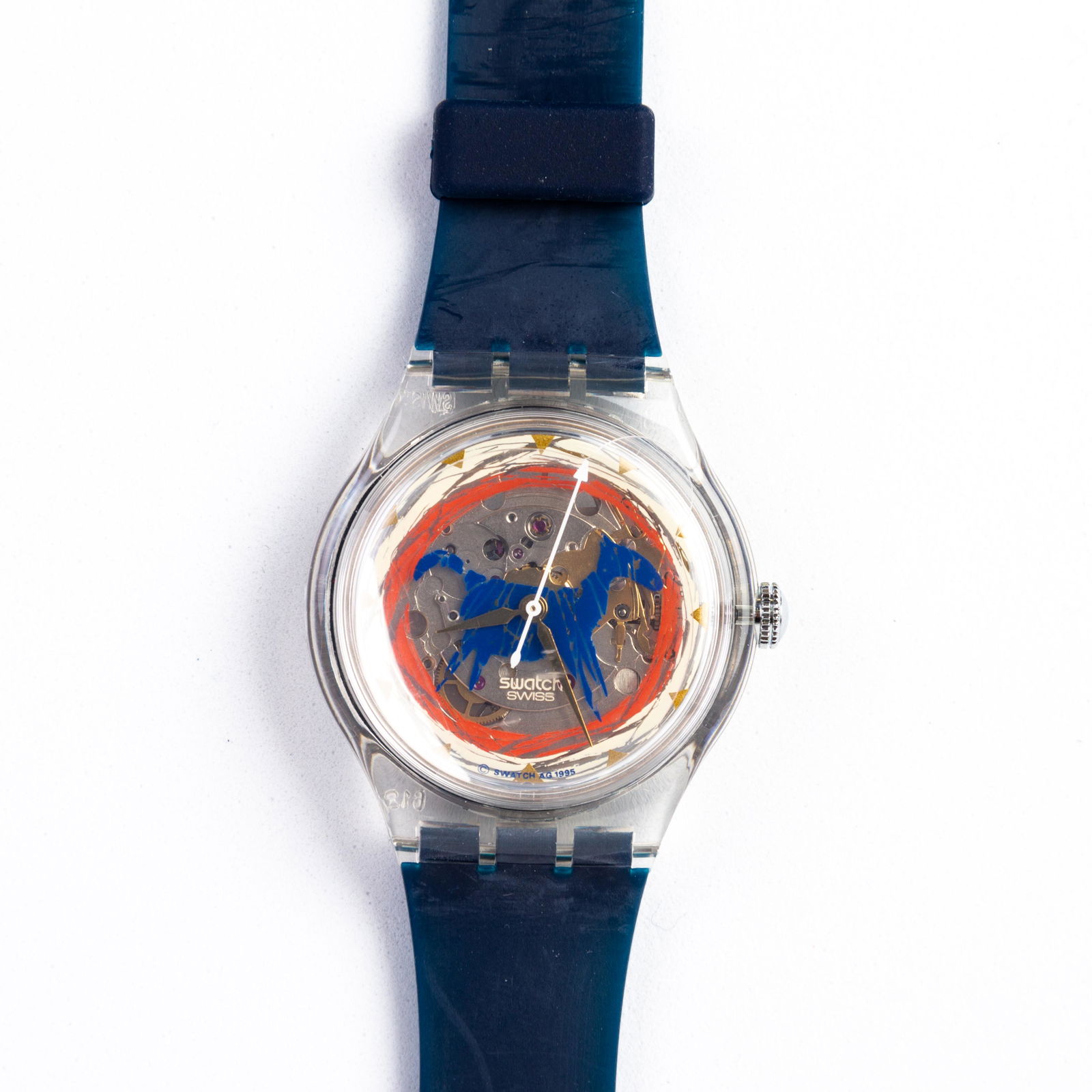 Swatch Collector's Vintage Watch "Aniak": DIMENSIONS APPROX 22.5x3.5x1CM. Please carefully study all photographs to get an accurate idea of the object. In good condition, as seen. Shipping is in-house and we ship internationally to US and res