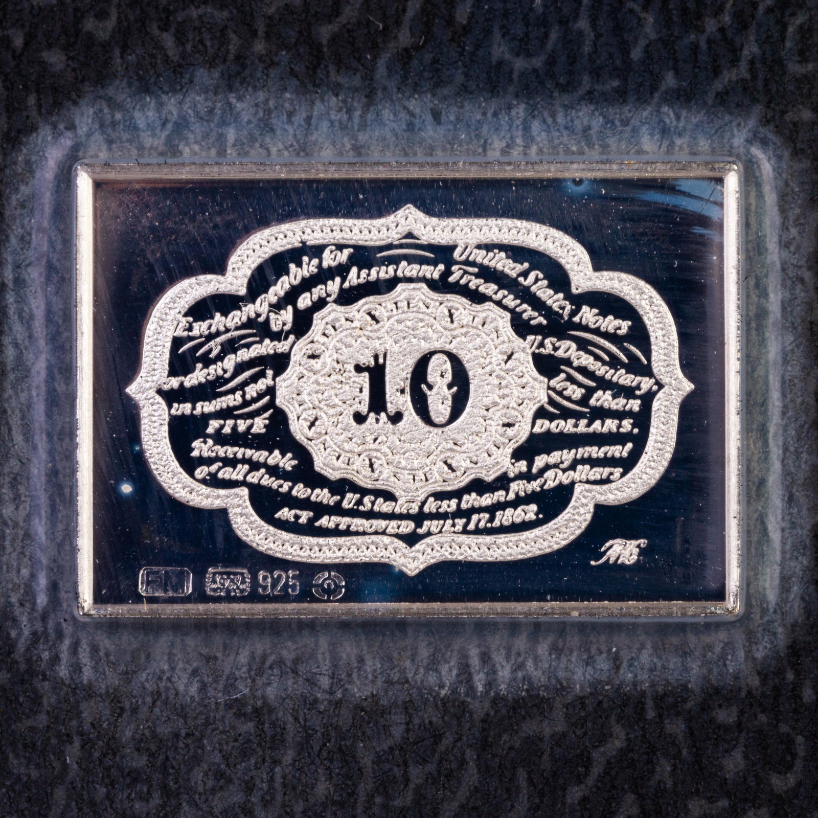 Franklin Mint Fine Silver Ingot (1 of 5)