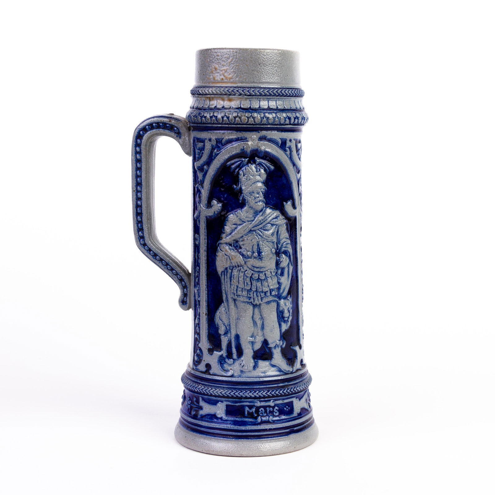 German Westerwald Salt Glazed Pottery Tankard Beer Stein (1 of 5)