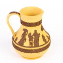 Wedgwood Yellow & Brown Jasperware Pitcher Jug