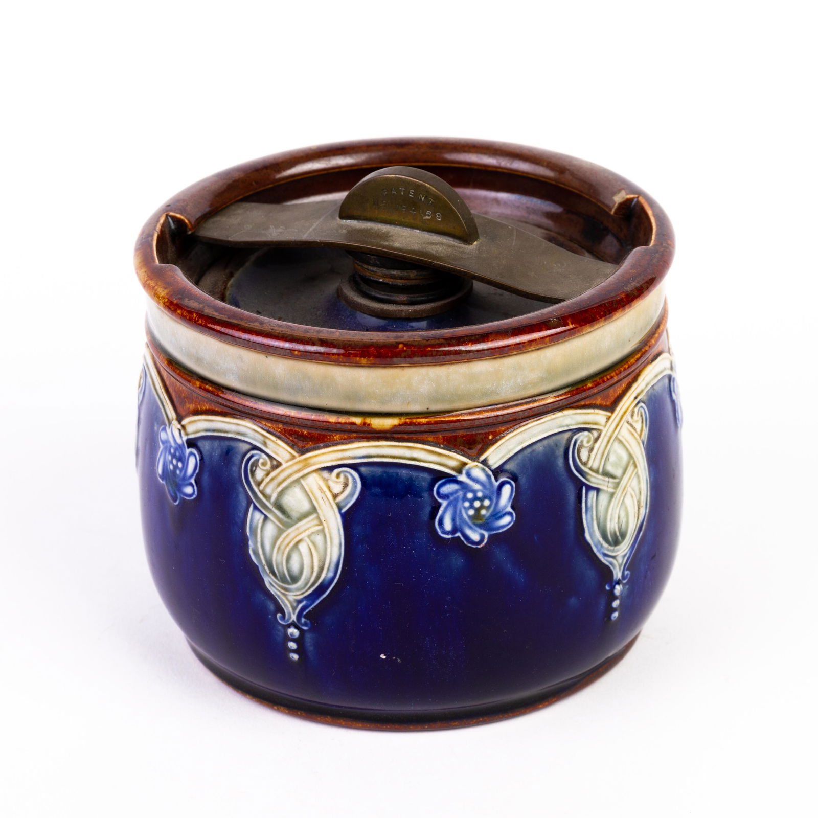 Royal Doulton Lambeth Ceramic Tobacco Jar (1 of 5)