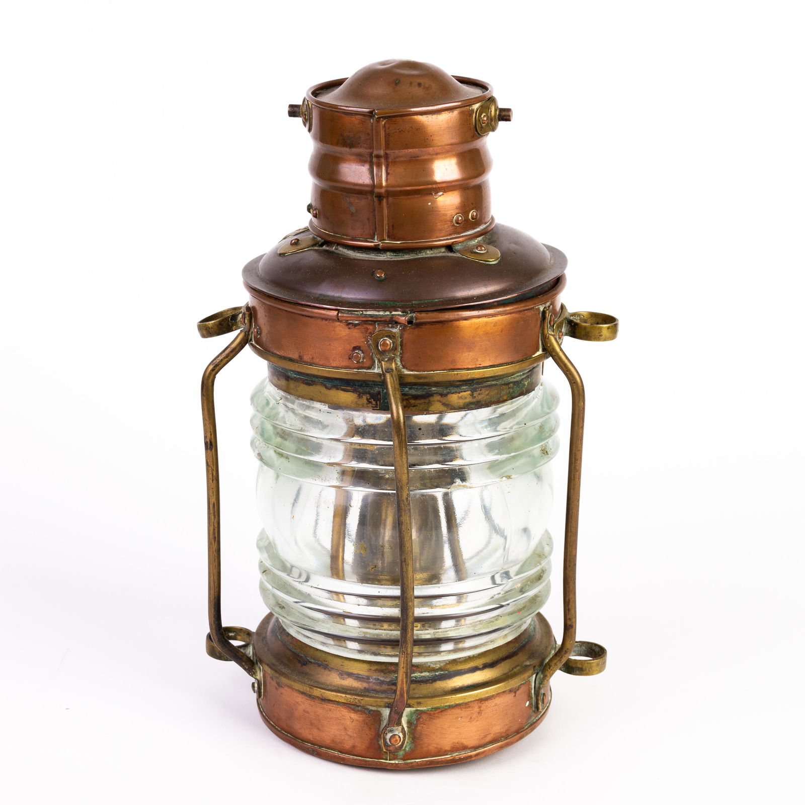 Copper & Brass Ship's Anchor Lantern by Meteorite (1 of 7)