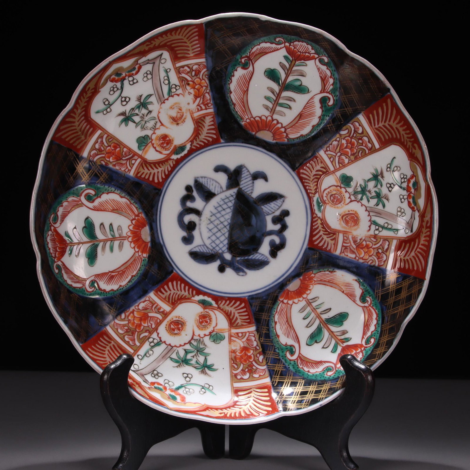Japanese Imari Porcelain Meiji Plate: DIMENSIONS APPROX 24 X 4.2CM. Please study all photographs carefully to get an accurate representation of the item. Please message us for information on dimensions/condition report. We offer in-house 