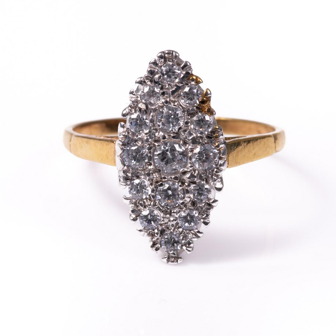 Art Deco Paste Navette Ring (1 of 1)