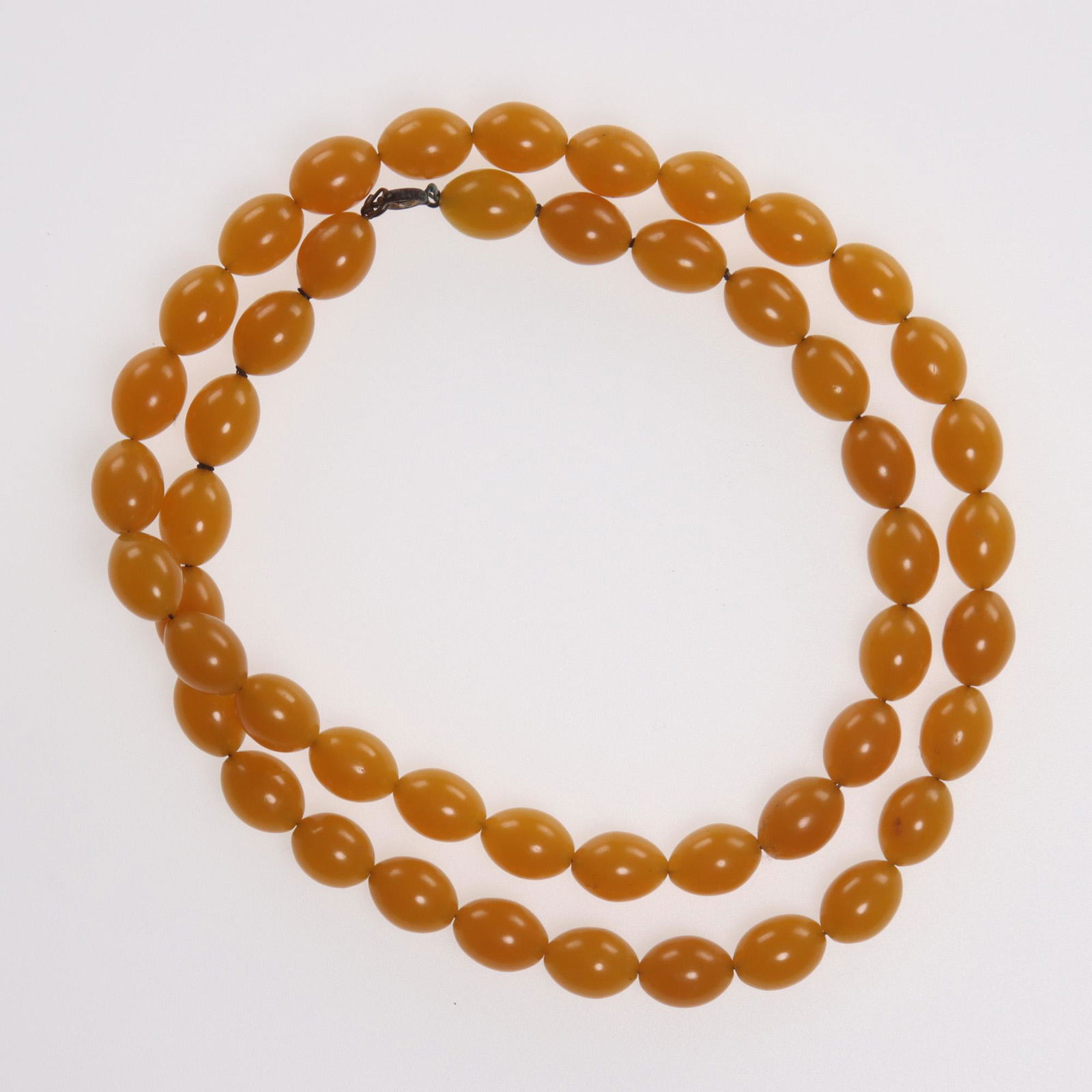 Art Deco Bakelite Amber Necklace (1 of 6)