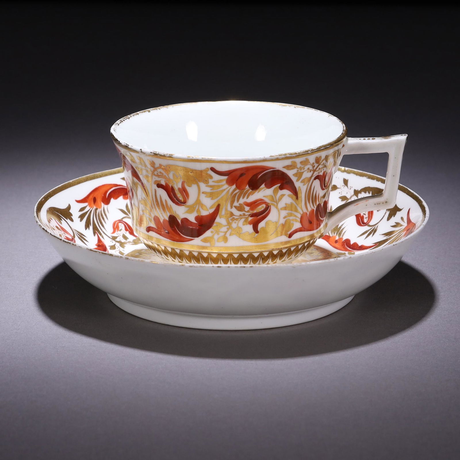 Georgian 18th Century Newhall Porcelain Tea Cup Set (1 of 10)