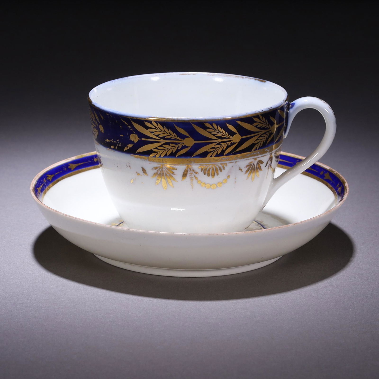 Georgian 18th Century Newhall Porcelain Tea Cup Set (1 of 10)