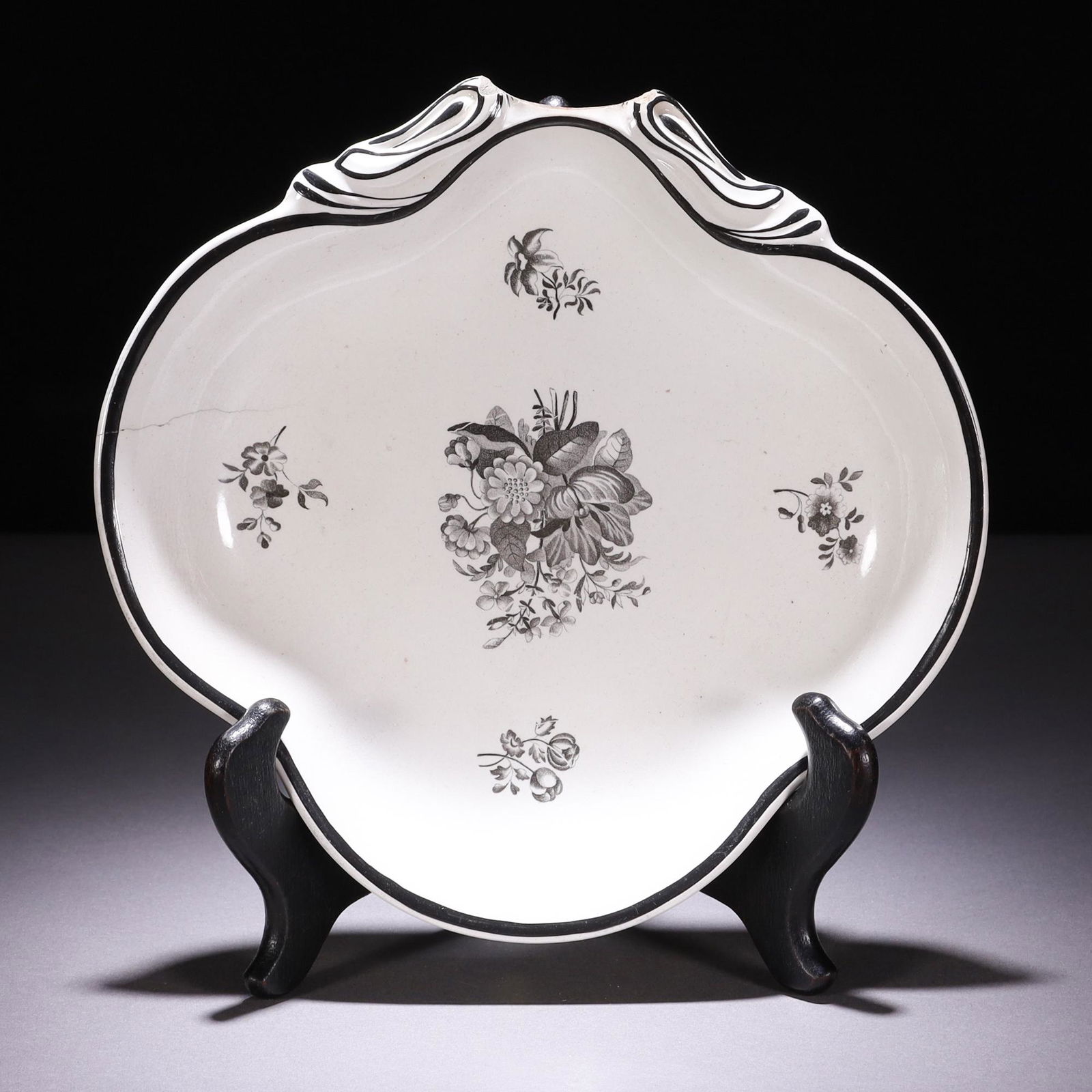 Georgian 18th Century Wilson Pearlware Dish (1 of 6)