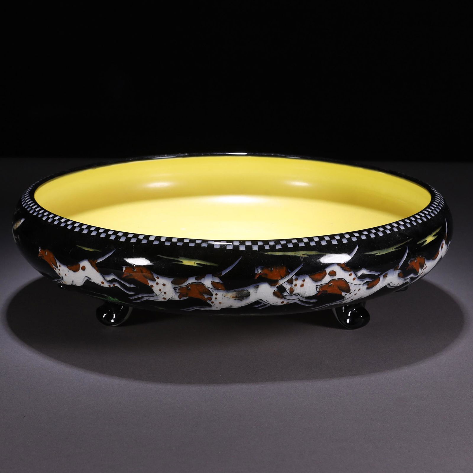 Art Deco Solian Ware Pottery Large Centrepiece Bowl (1 of 6)