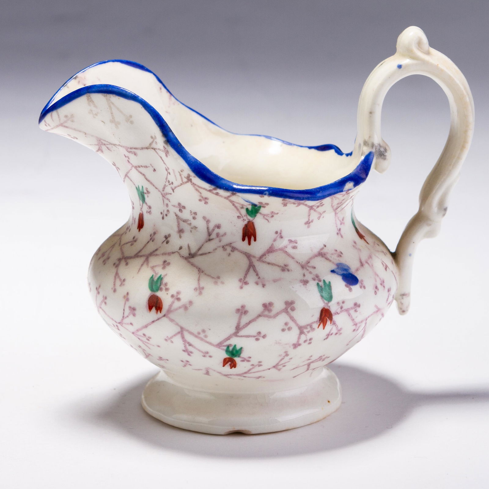 Lusting Creamware Jug ca. 1880 (1 of 5)