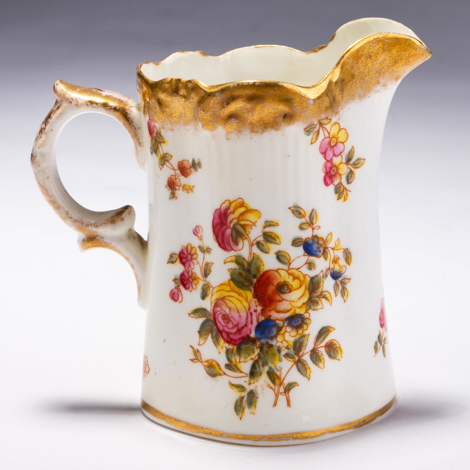 Art Nouveau Porcelain Floral Pitcher Jug ca. 1900 (1 of 5)