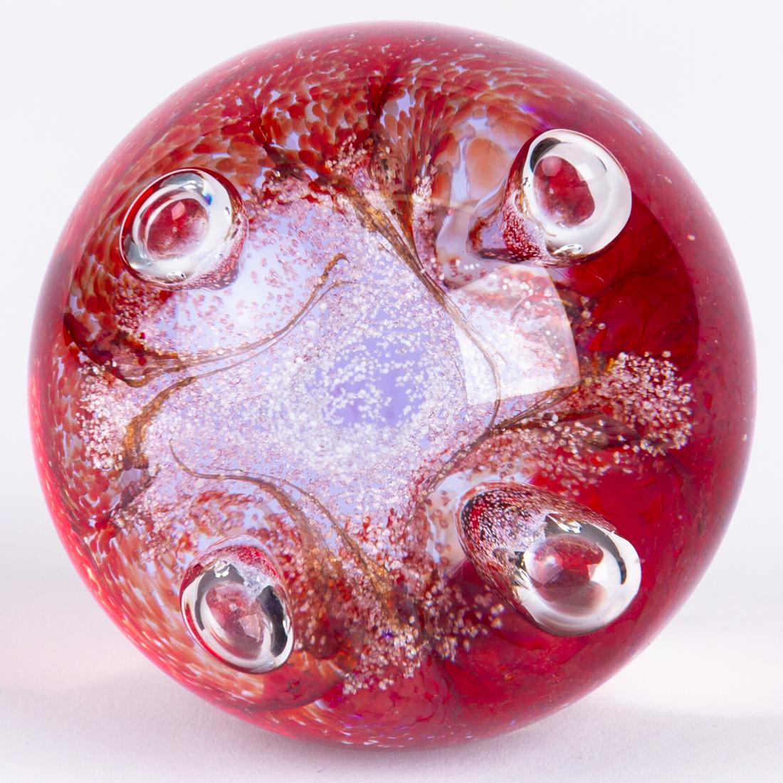 Caithness Scottish Glass Designer Paperweight: DIMENSIONS APPROX 6x6x6CM. Please carefully study all photographs to get an accurate idea of the object. In good condition, as seen. Shipping is in-house and we ship internationally to US and rest of 