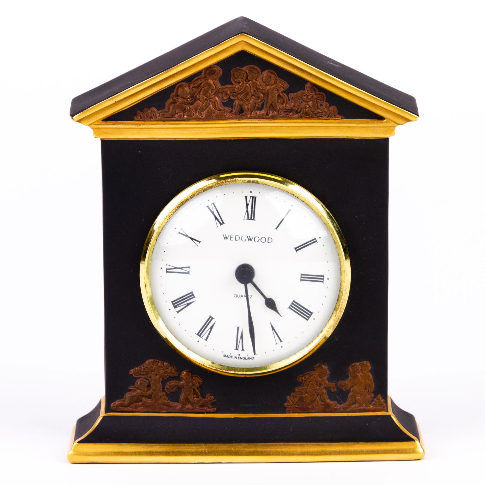 Wedgwood Fine Porcelain Neoclassical Mantel Clock (1 of 5)