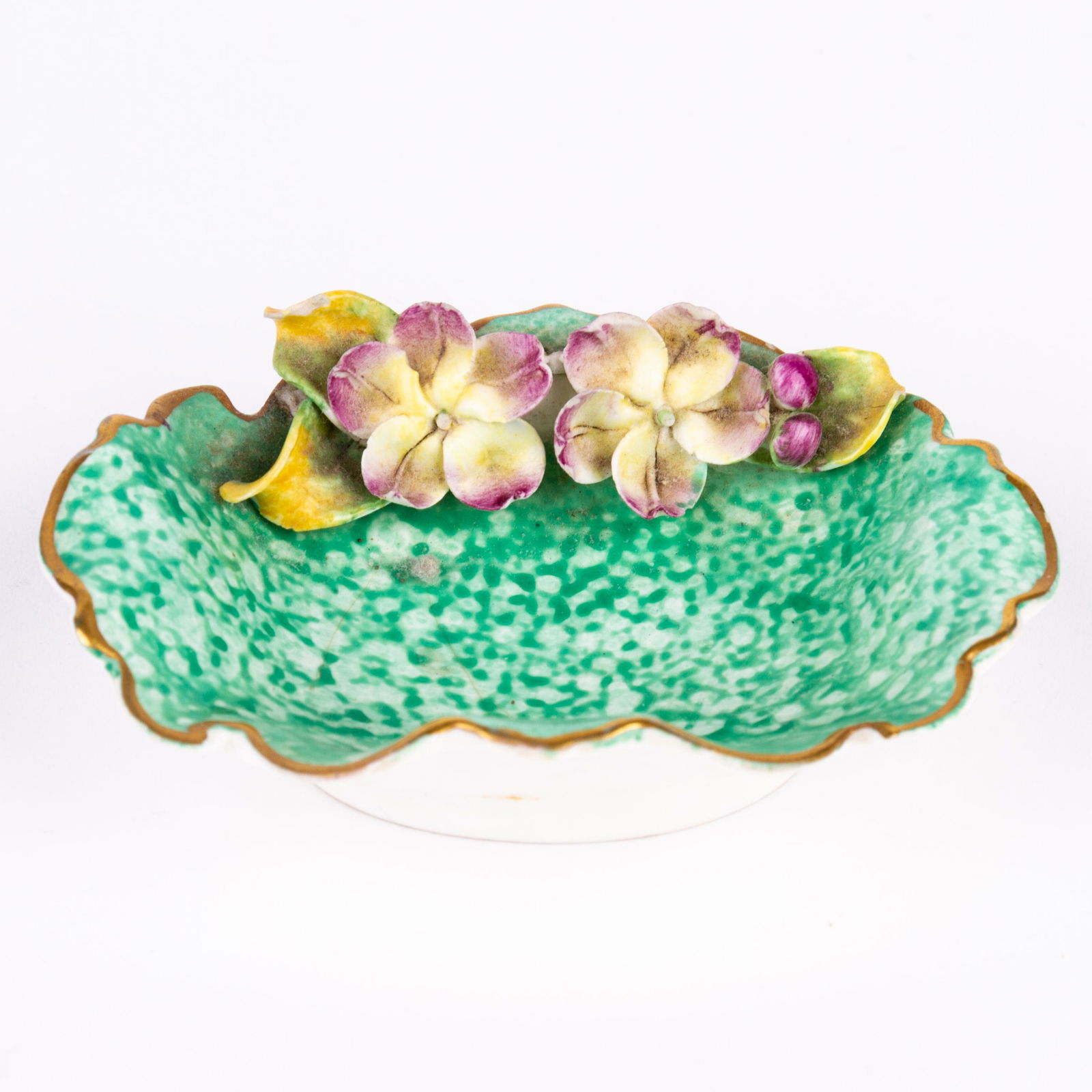 Royal Worcester Art Nouveau Porcelain Floral Dish (1 of 6)