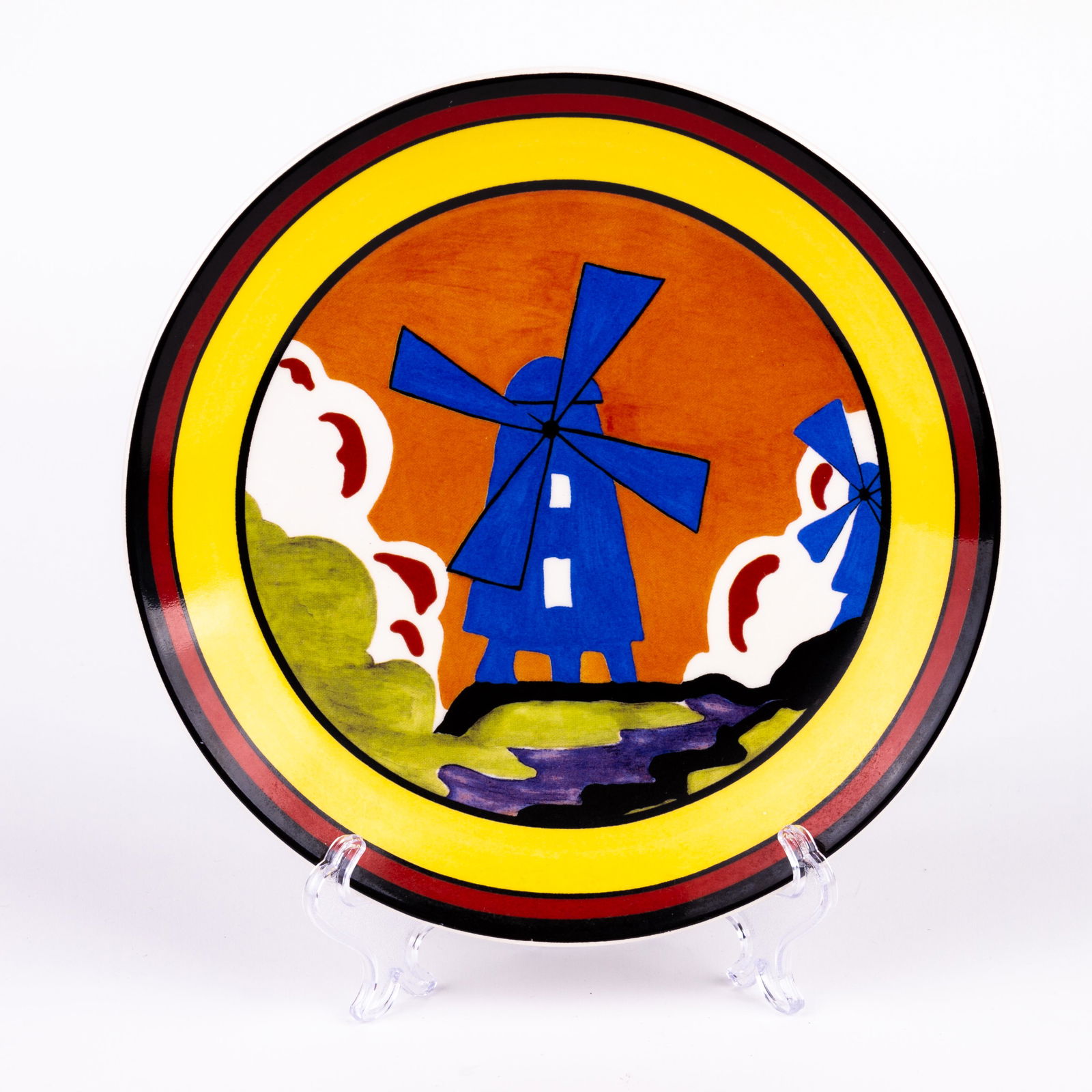 Clarice Cliff by Wedgwood "Bizarre" Porcelain Plate (1 of 5)