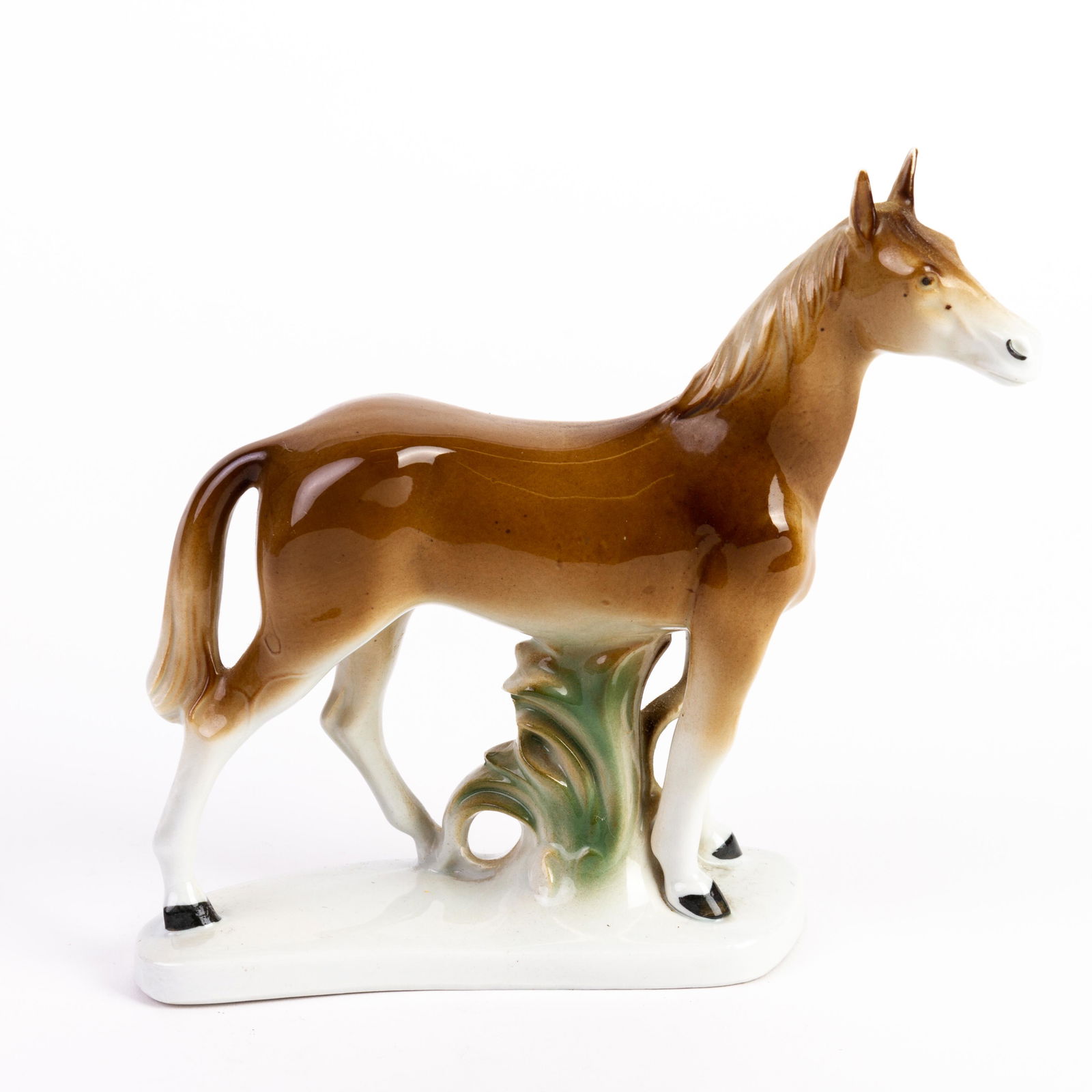 Sitzendorf German Fine Porcelain Horse Figure (1 of 5)