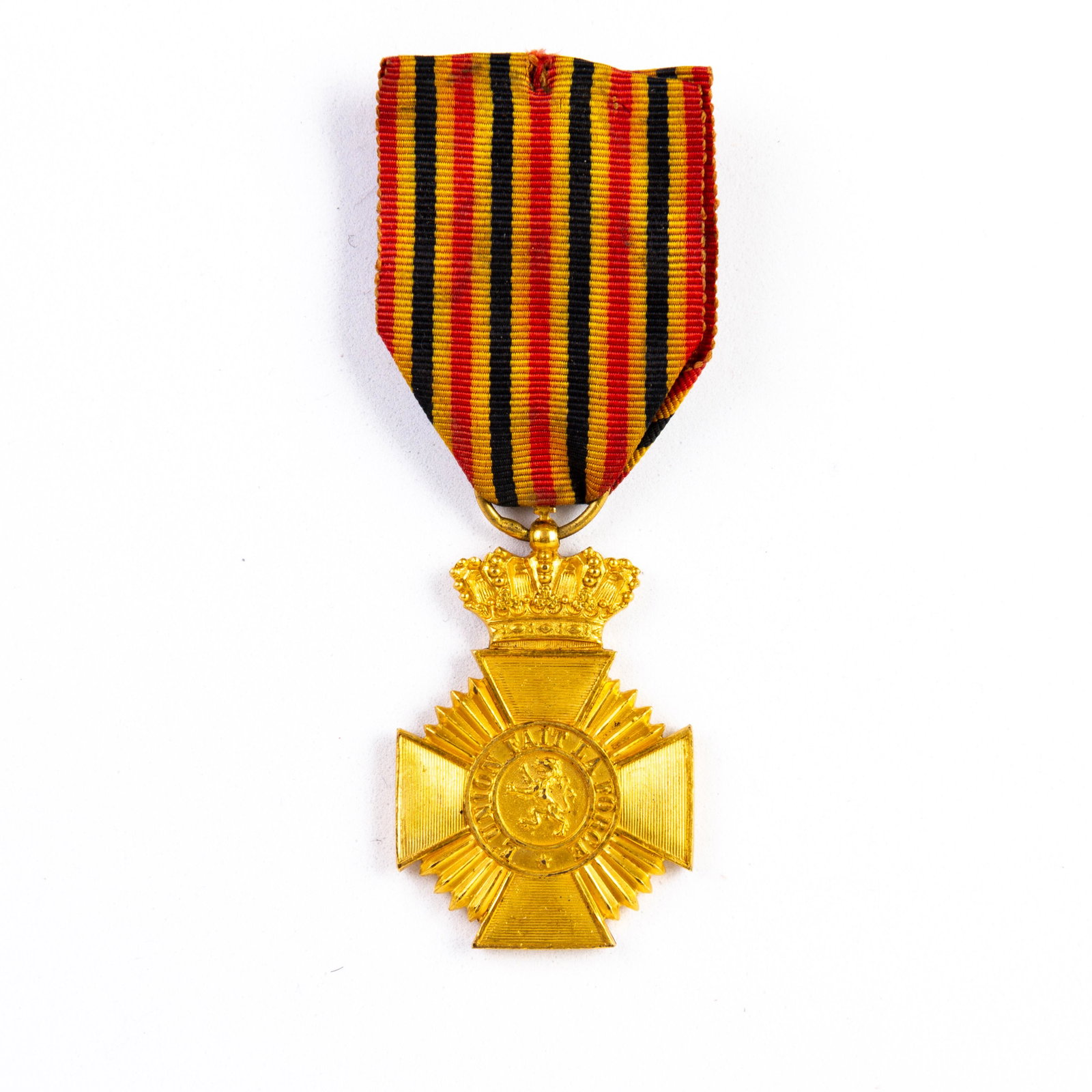 Belgium Military Decoration for 10 Years Good Conduct: DIMENSIONS APPROX 3.5x6x0.5CM. Please carefully study all photographs to get an accurate idea of the object. In good condition, as seen. Shipping is in-house and we ship internationally to US and rest