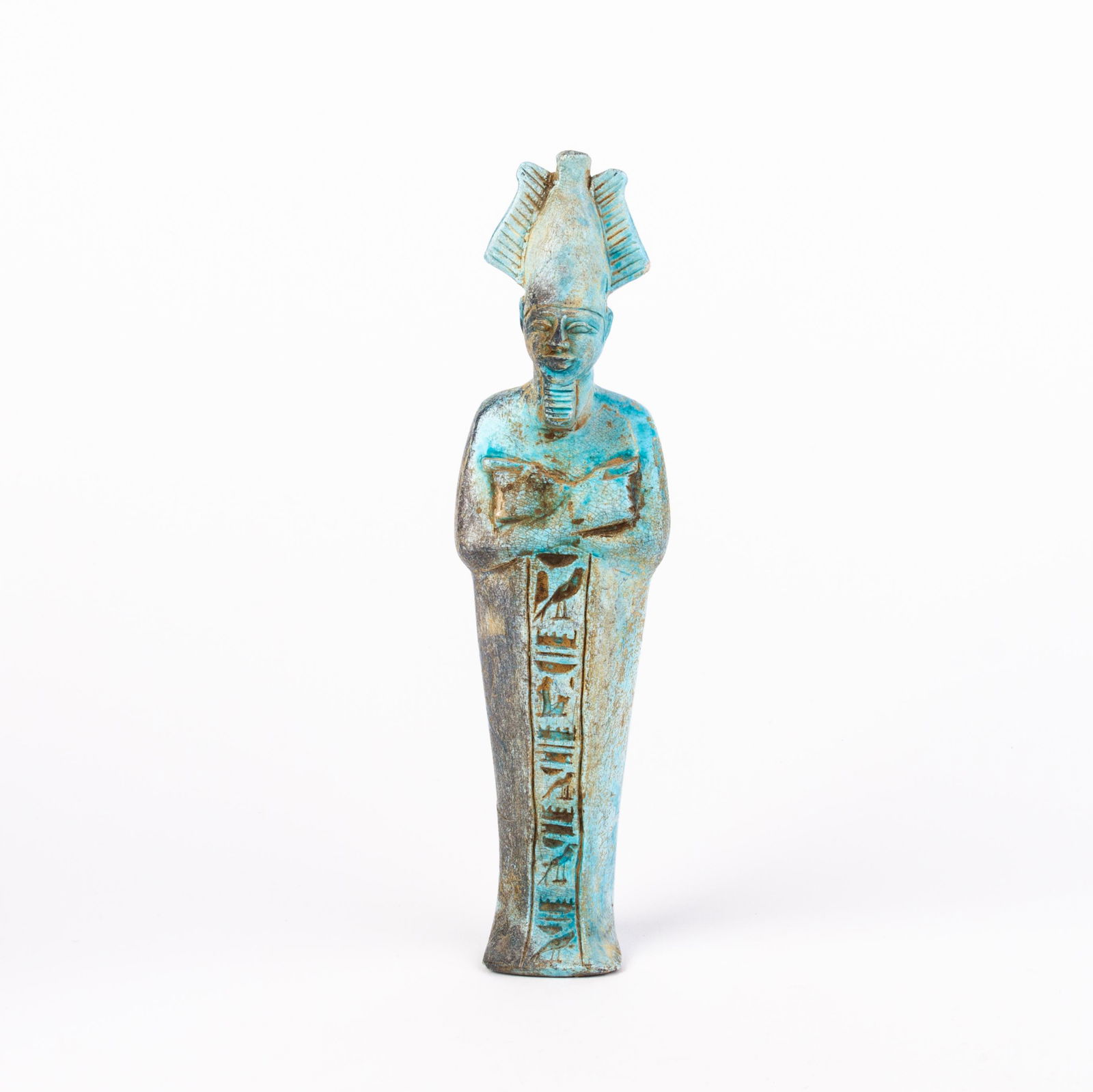 Ancient Egyptian Glazed Faience Osiris Ushabti ca. 570-526 BC (1 of 5)