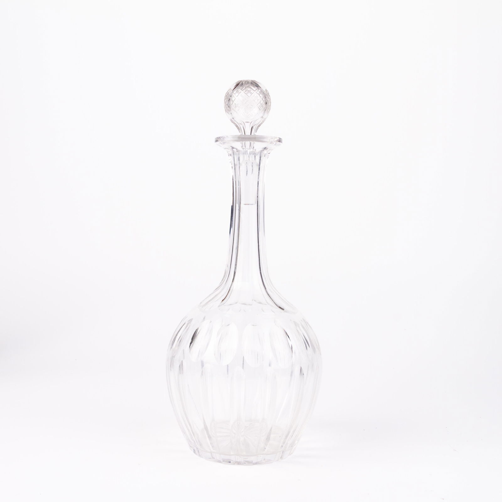 Victorian Cut Crystal Decanter Bottle (1 of 6)