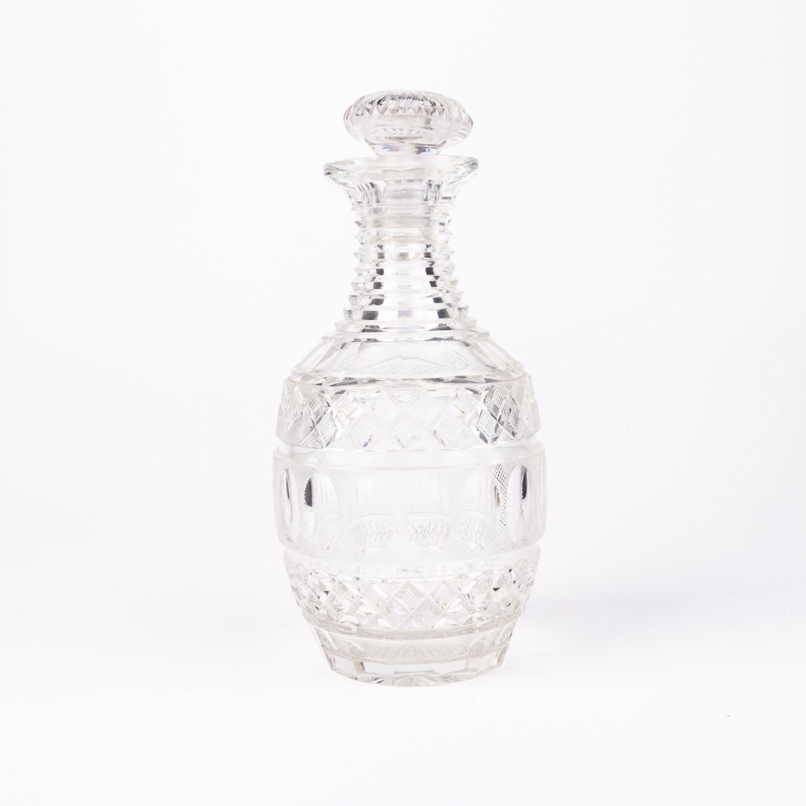 Victorian Cut Crystal Decanter Bottle (1 of 6)