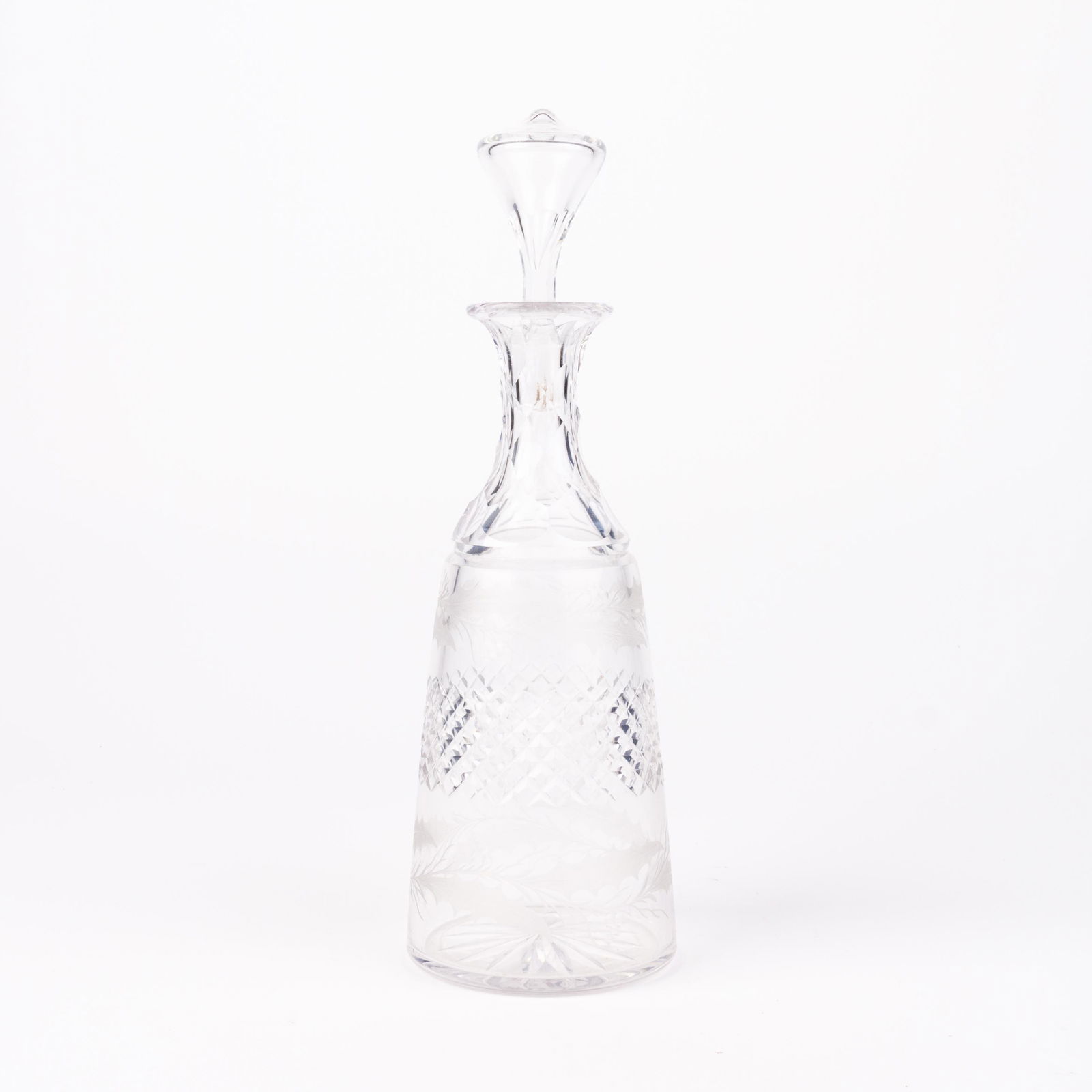 Victorian Cut Crystal Decanter Bottle (1 of 6)