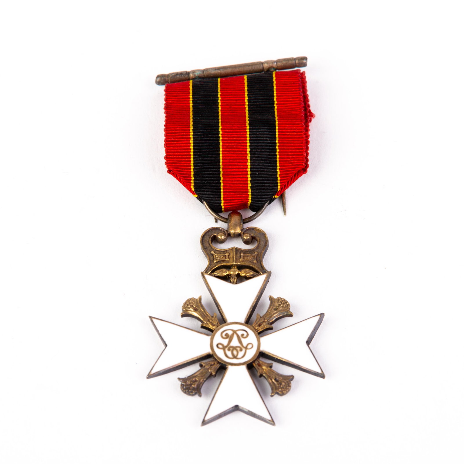 Belgian Medal Civil Decoration for Long Servive 1900: DIMENSIONS APPROX 8.5x4x2CM. Please carefully study all photographs to get an accurate idea of the object. In good condition, as seen. Shipping is in-house and we ship internationally to US and rest o