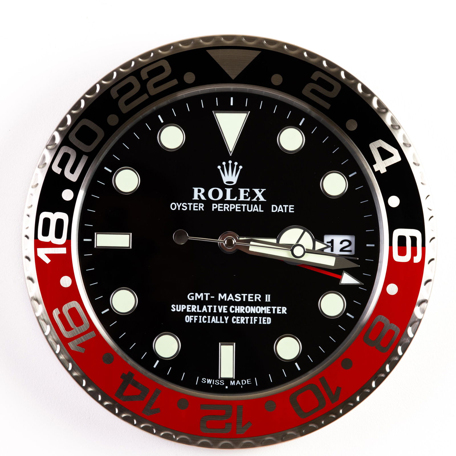 ROLEX Oyster Perpetual GMT Master II Dealer's Wall Clock (1 of 5)