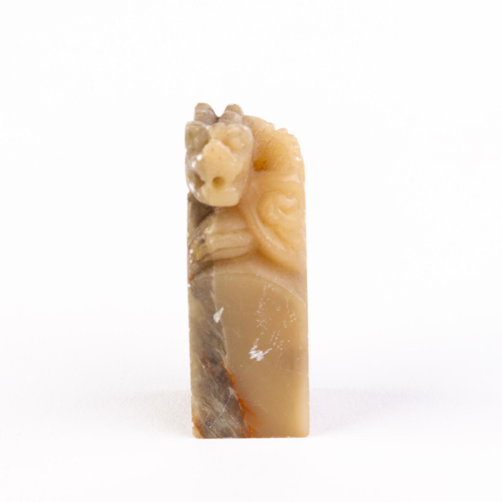 Chinese Carved Soapstone Dragon Seal (1 of 5)