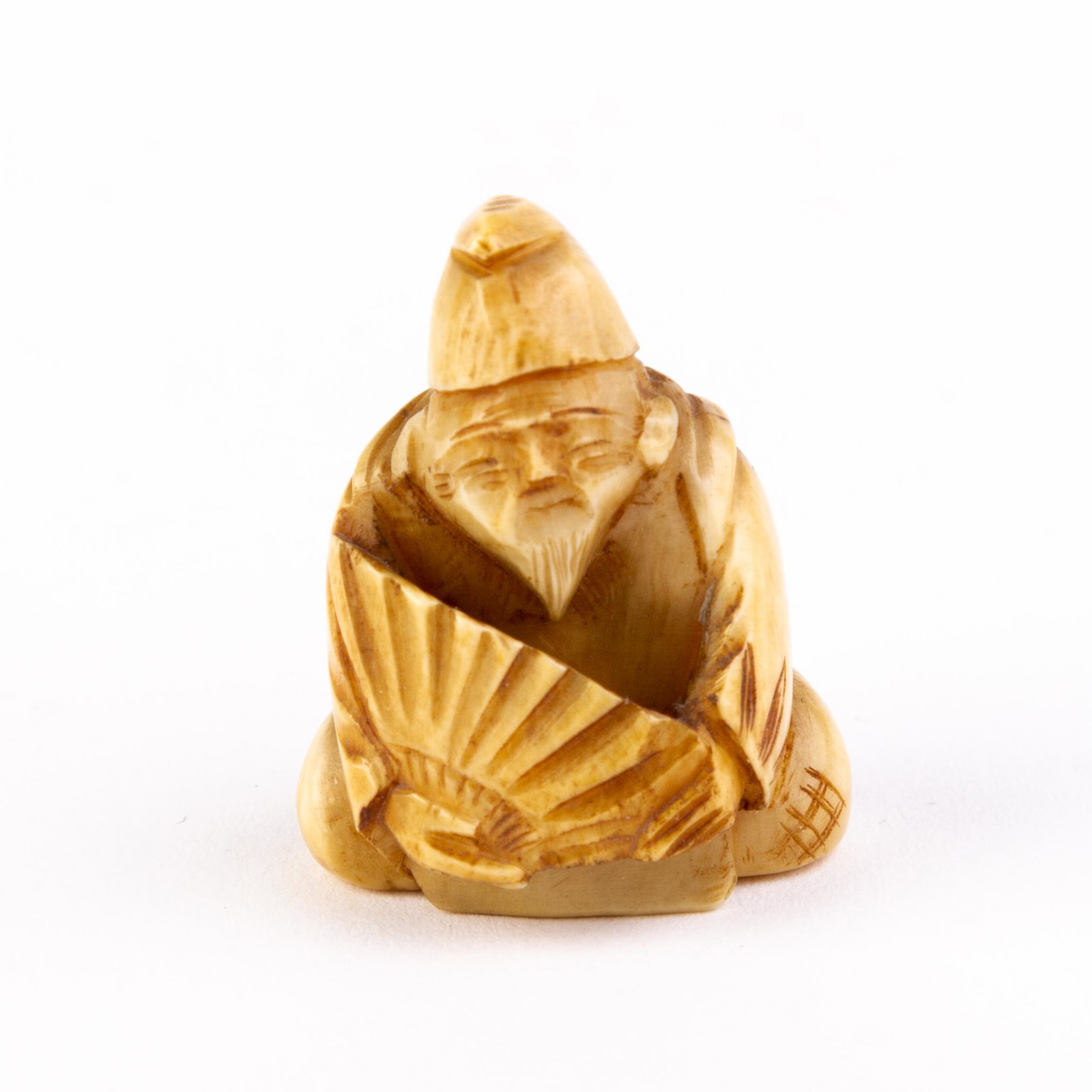 Japanese Edo Netsuke Inro: DIMENSIONS APPROX 3x2x2CM. Please carefully study all photographs to get an accurate idea of the object. In good condition, as seen. Shipping is in-house and we ship internationally to US and rest of 