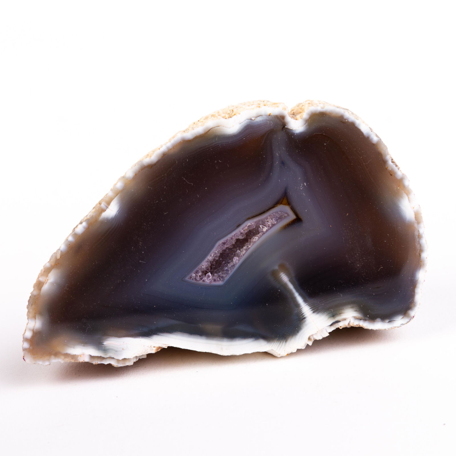 Brazilian Amethyst Geode Crystal Gemstone Specimen (1 of 5)
