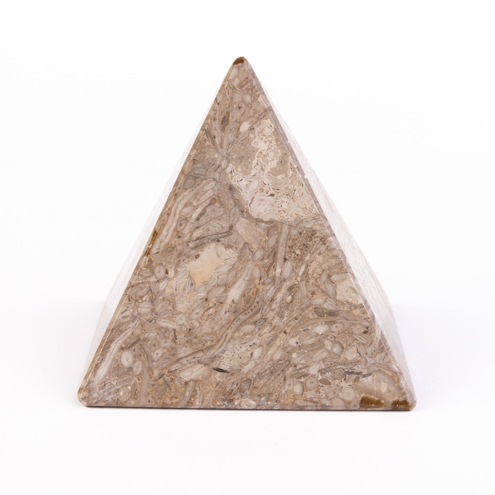 Grand Tour Geode Specimen Pyramid Desk Paperweight: DIMENSIONS APPROX 10x10x11CM. Please carefully study all photographs to get an accurate idea of the object. In good condition, as seen. Shipping is in-house and we ship internationally to US and rest 