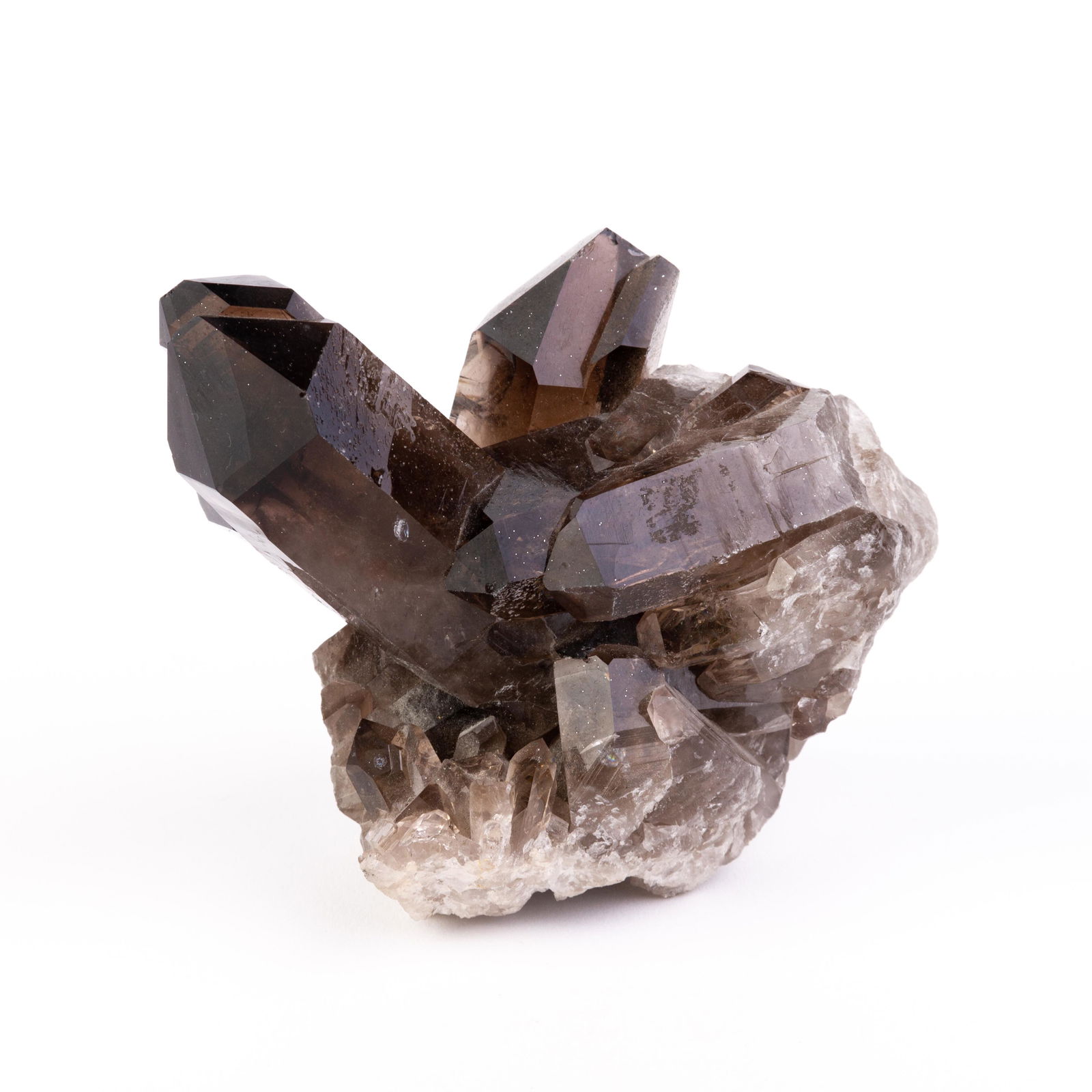 Geode Cluster Specimen Smoky Quartz Crystal (1 of 5)