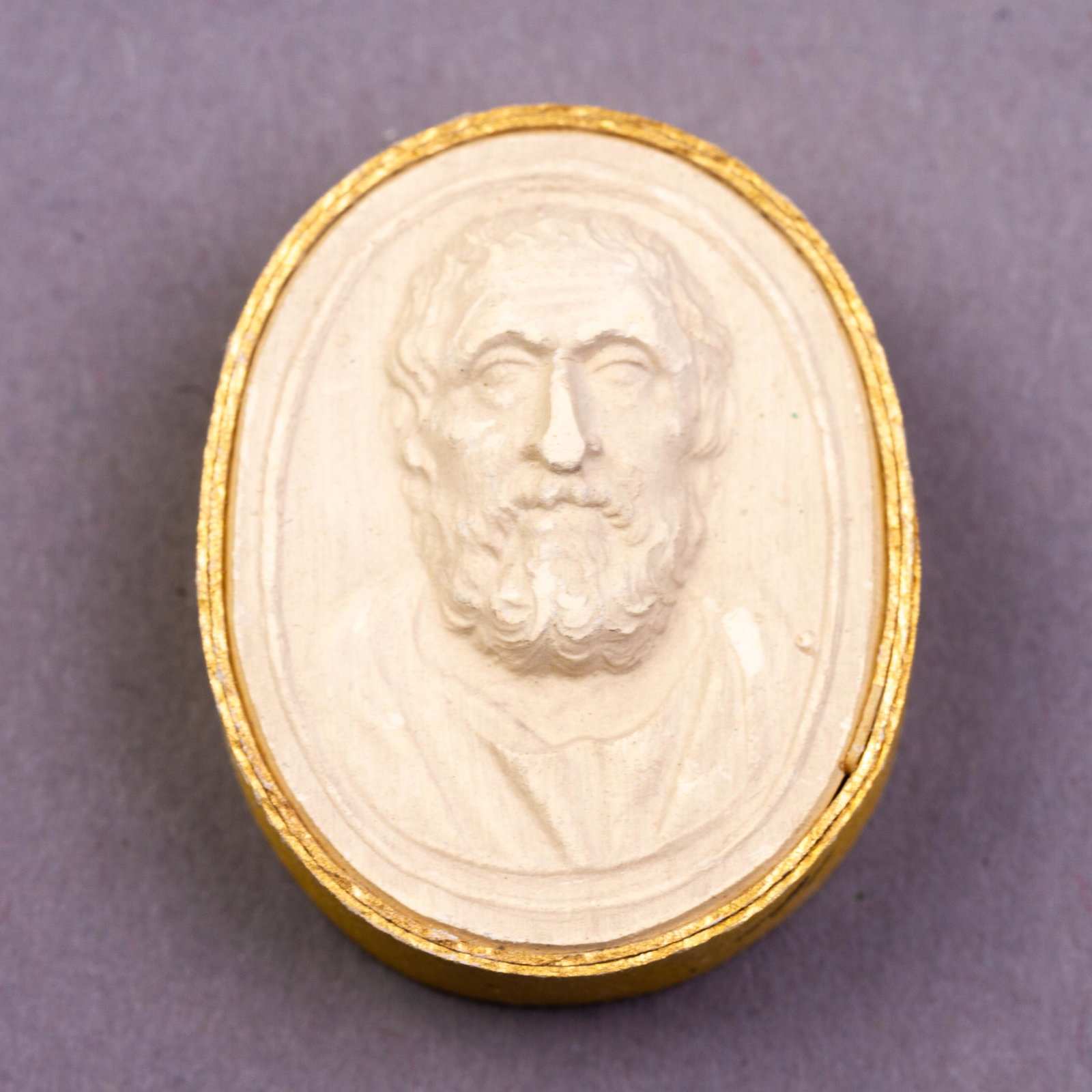 Grand Tour Plaster Cameo Intaglio 19th Century Portrait: DIMENSIONS APPROX 3x2.5x1CM. Please carefully study all photographs to get an accurate idea of the object. In good condition, as seen. Shipping is in-house and we ship internationally to US and rest o