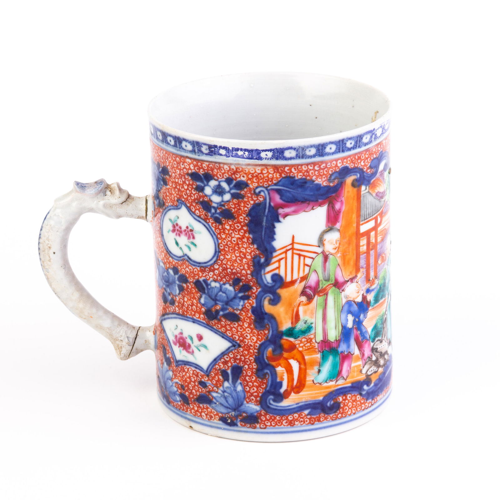 Chinese Export Porcelain Edo Tankard Mug ca. 1770 (1 of 5)
